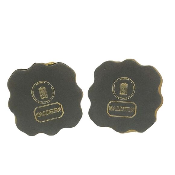 Vintage American Museum Brass Collection By Baldwin Deerfield Candlestick Set - Picture 7 of 9